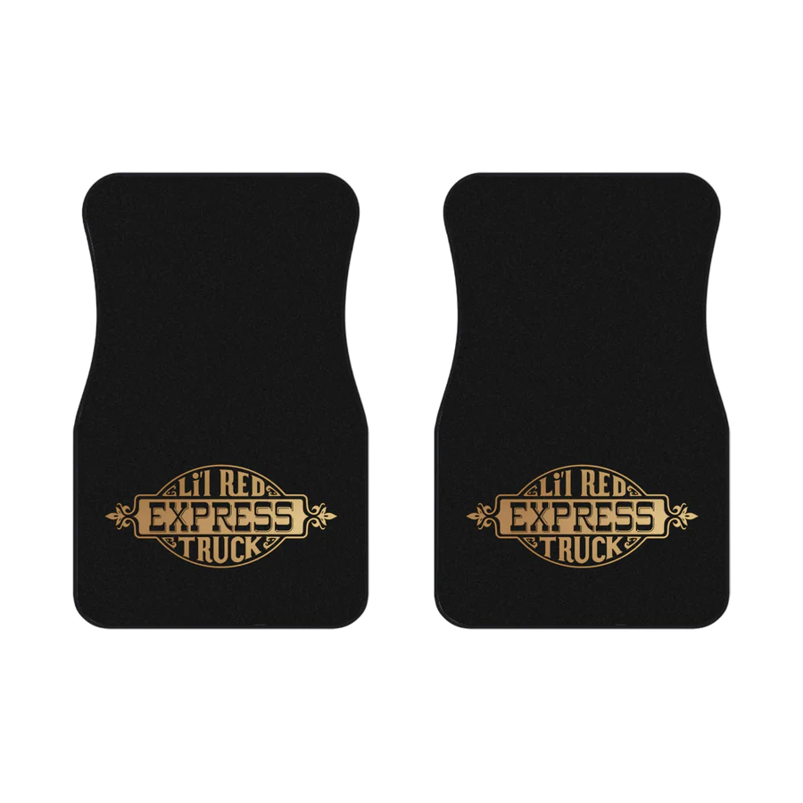 Black Lil Red Express Floor Mats 78-79 Lil Red Express - Click Image to Close